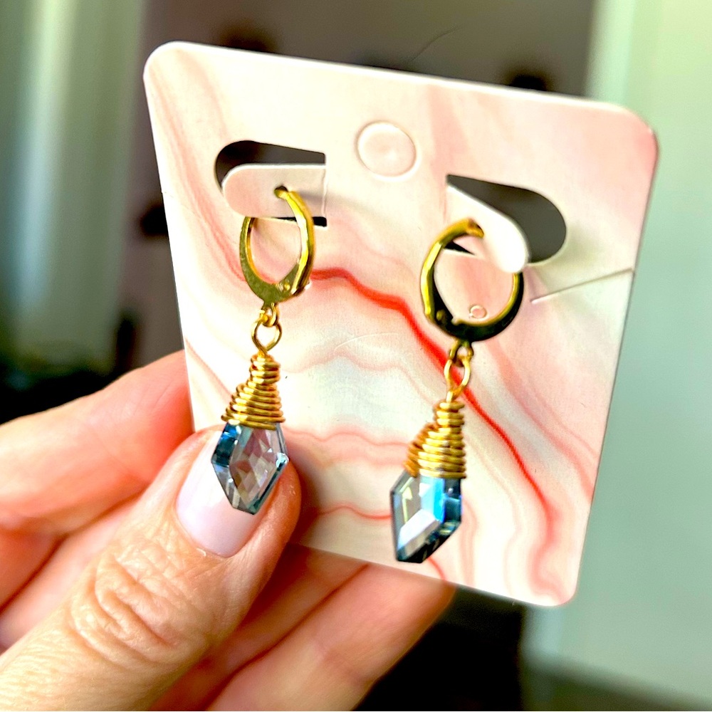 brand NEW Aquamarine earrings💠